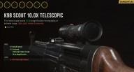K98 Scout 10.0x Telescopic