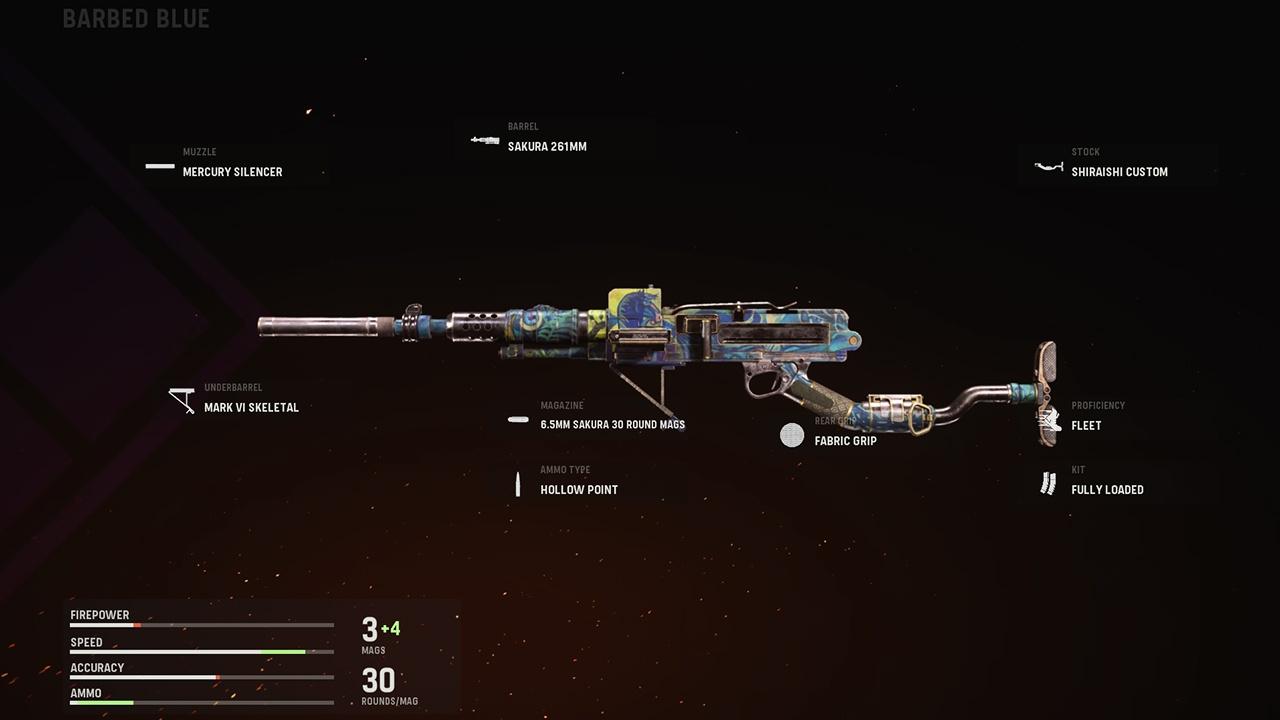 Barbed Blue Barbed Blue