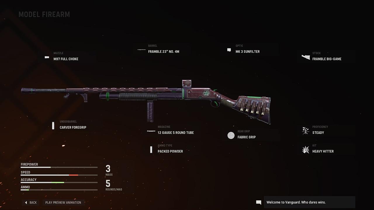 Model Firearm Model Firearm