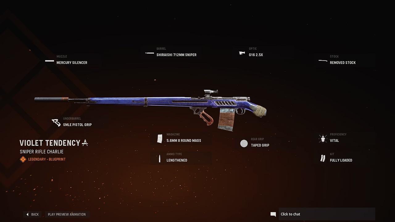 Violet Tendency | COD Warzone and Vanguard Weapon Blueprint