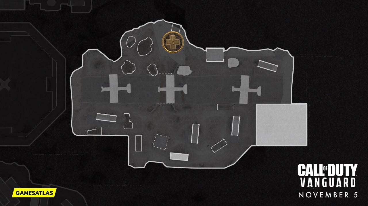 Airstrip COD Vanguard Mini Map Layout