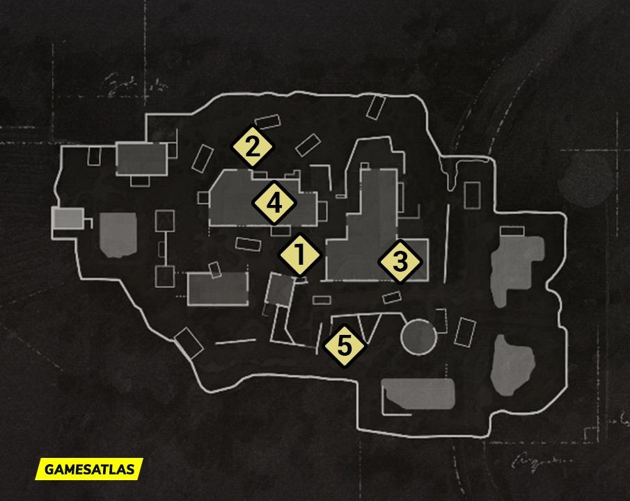 Bocage COD Vanguard Hardpoint Rotations Map