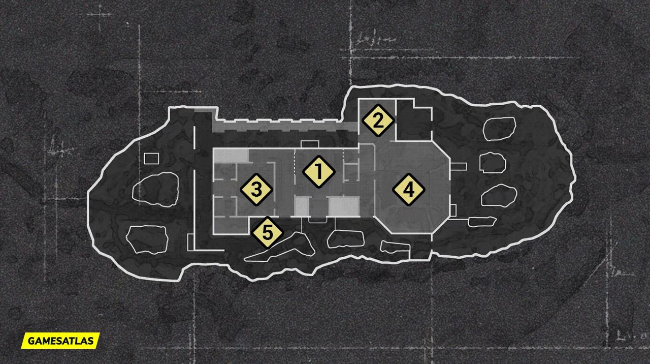 Eagle's Nest Vanguard Hardpoint Rotations Map