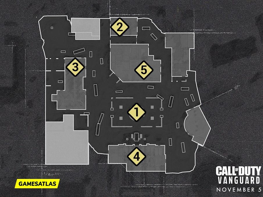 Red Star Vanguard Hardpoint Rotations Map