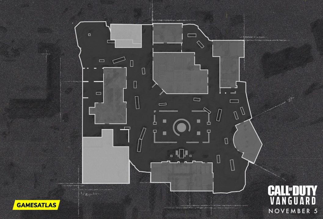 Red Star COD Vanguard Mini Map Layout