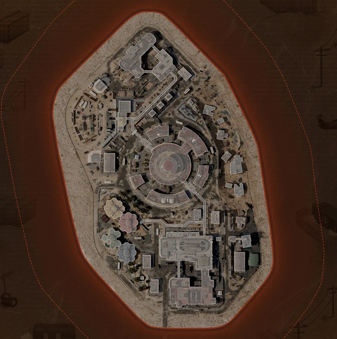 Area 99 - COD Warzone Map Layout, Points of Interest (POIs)