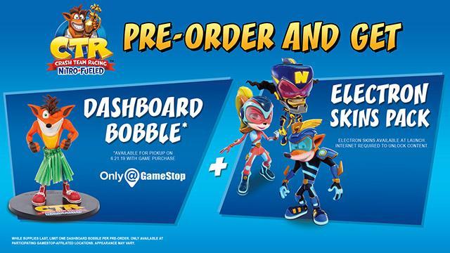 Crash Team Nitro-Fueled Pre-Order Bonus & Nitros Oxide Edition Content Details