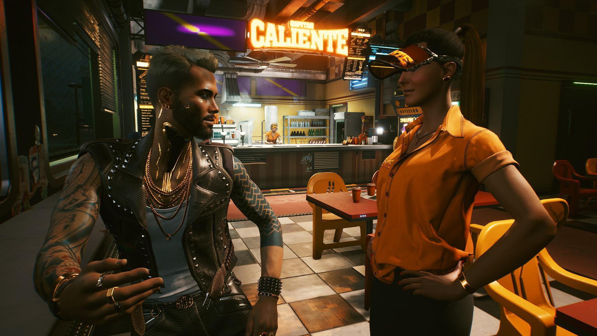 cyberpunk 2077 rebel! rebel! side job kerry eurodyne and waitress captain caliente