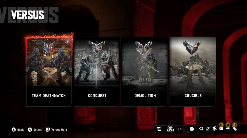 gears of war eday launch vs modes
