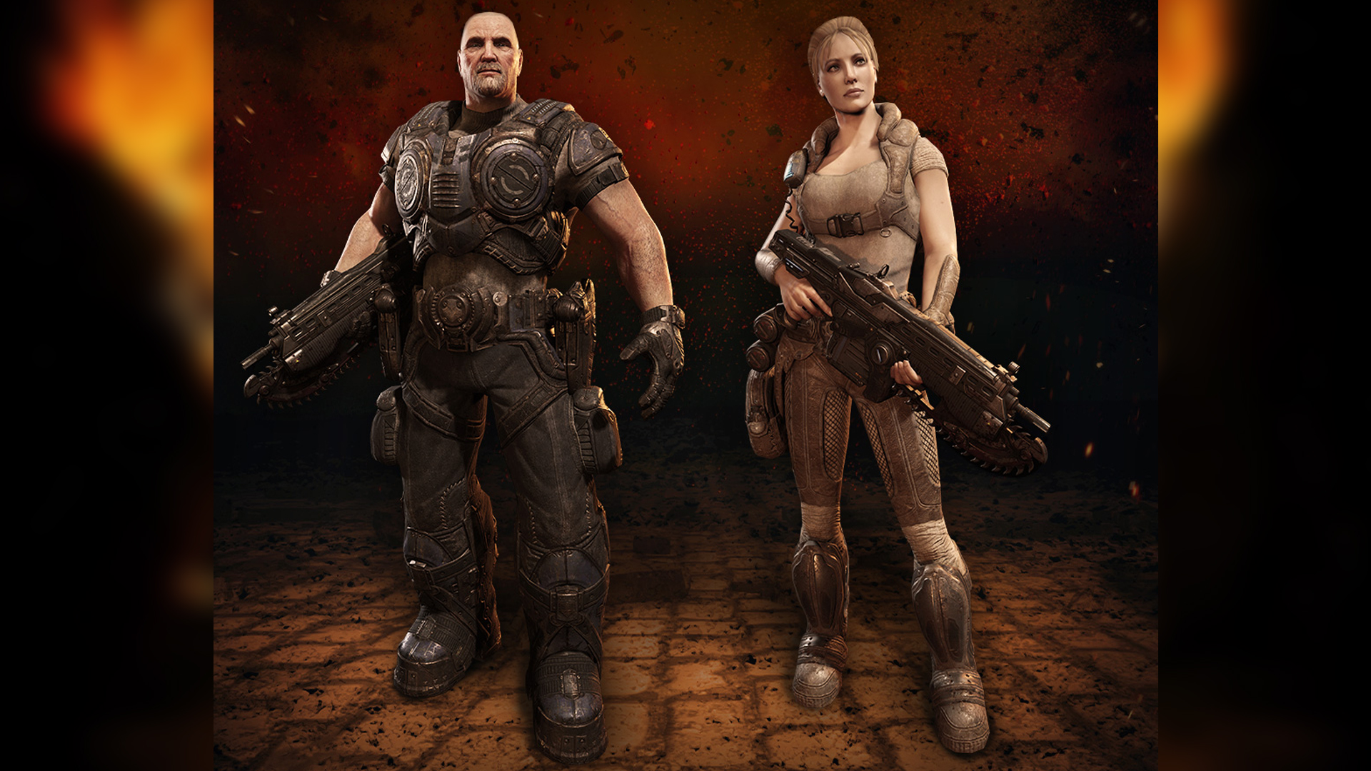 gears reloaded pre order characters skins