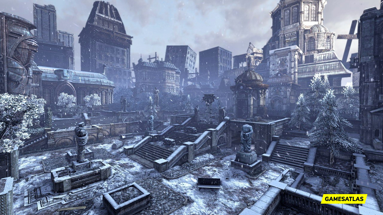 Courtyard - Gears of War Maps Guide