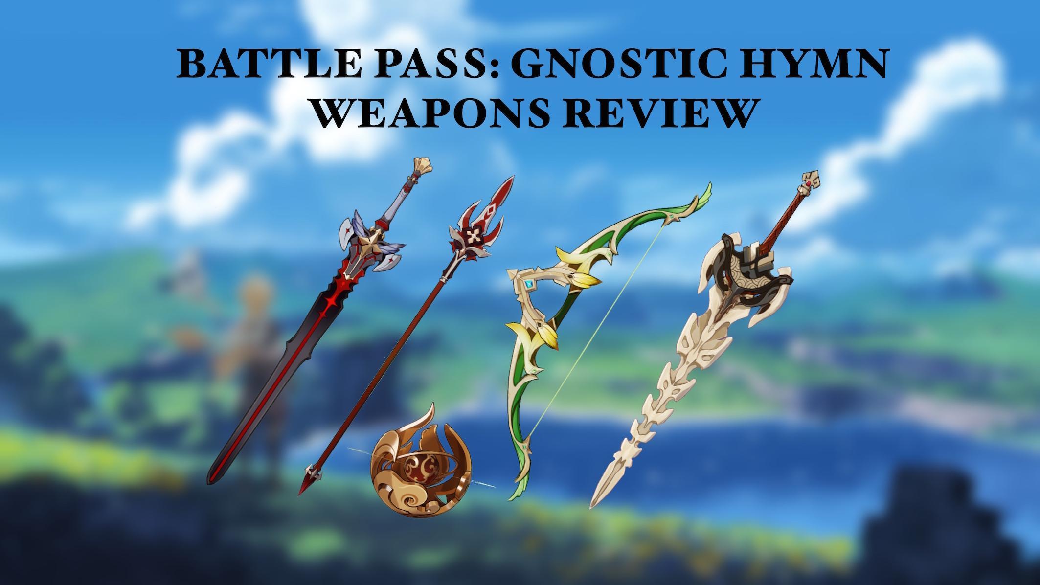 Genshin Impact: Battle Pass Weapons Guide and Recommended Characters 