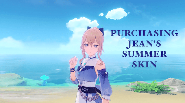 Genshin Impact Best Way To Buy Jean Summer Skin Guides News