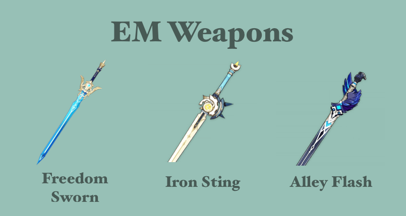 kazuha weapons