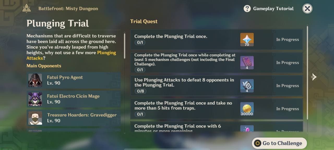 trial quests