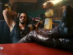 Cyberpunk2077 JohnnySilverhand Need Some Coffee