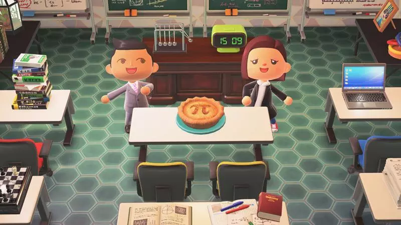 animal crossing pi day