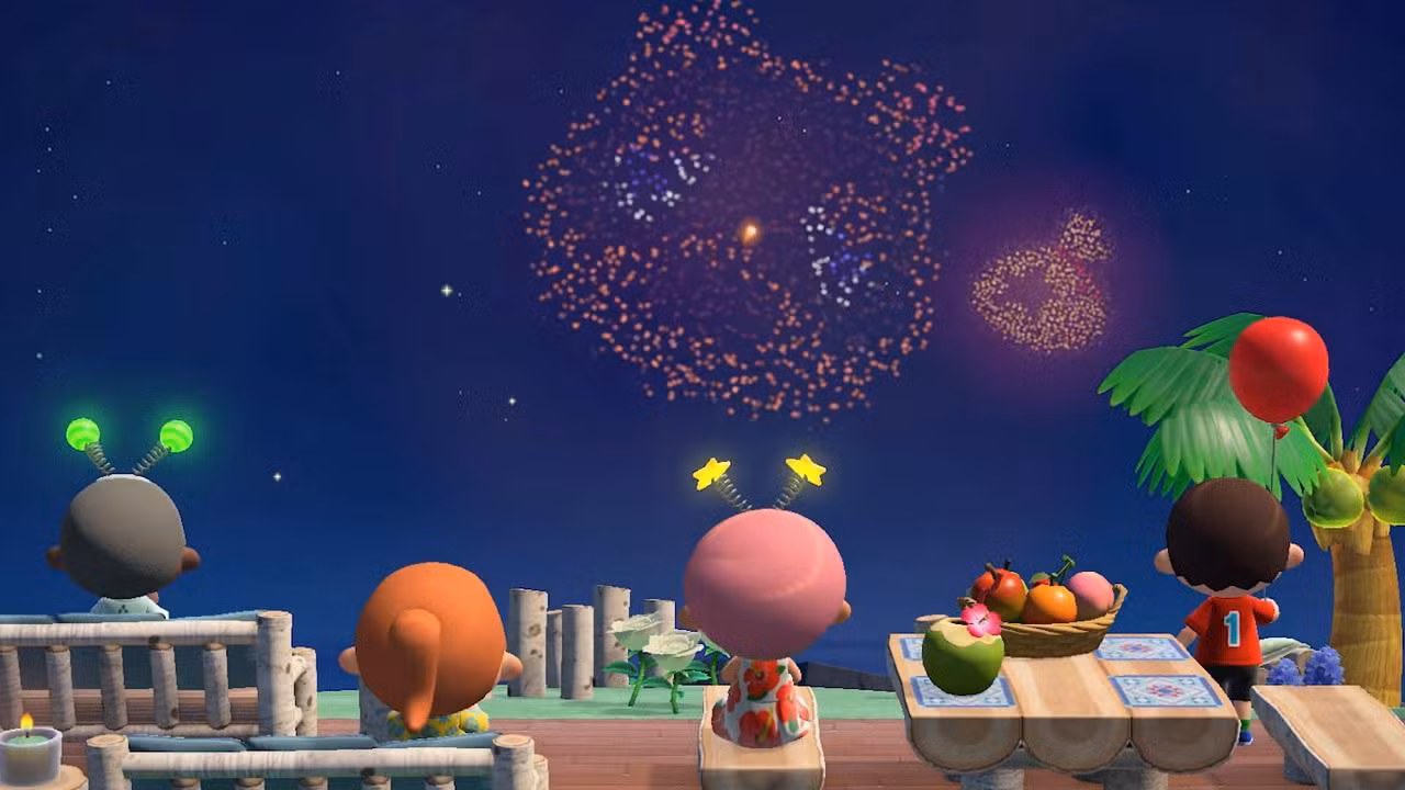 animal crossing new horizons fireworks