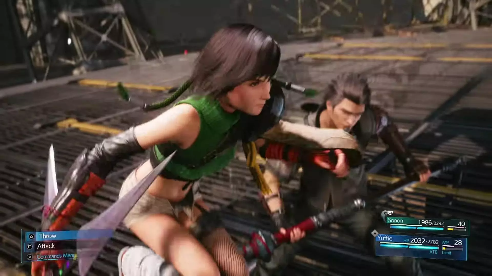 ff7ri yuffie sonon team art