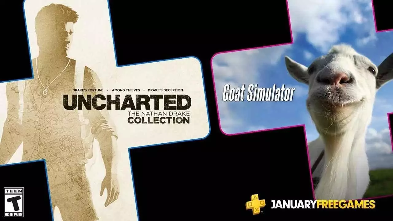 PlayStation January’s Free PS Plus Games: Uncharted - The Nathan Drake Collection & Goat Simulator - Guides & News PlayStation January’s Free PS Plus Games: Uncharted - The Nathan Drake Collection & Goat Simulator - Guides & News