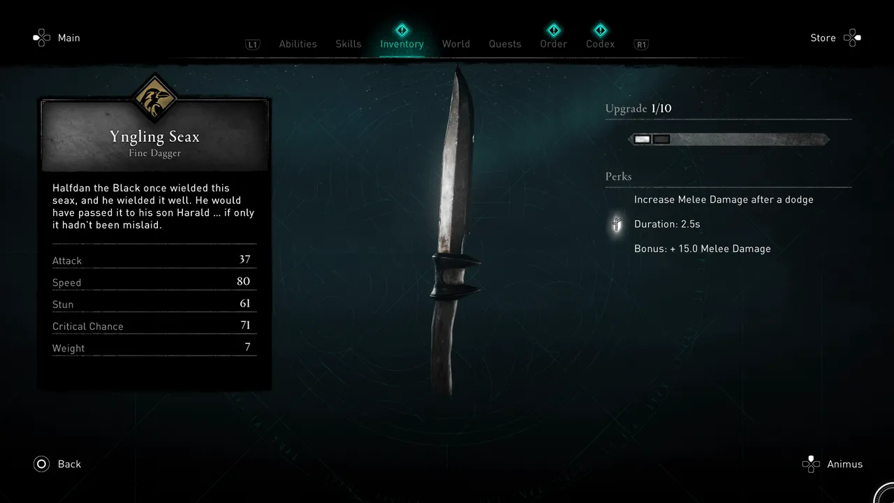 How to find the amazing Yngling Seax on Assassin's Creed Valhalla: Weapon Guide