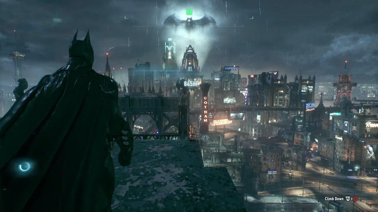 arkham knight gotham overview