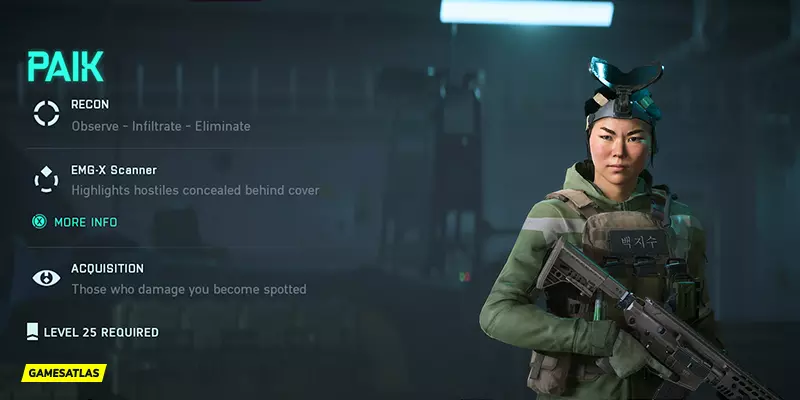 Paik - Battlefield 2042 Specialists Skins, Specialty and Trait Paik - Battlefield 2042 Specialists Skins, Specialty and Trait