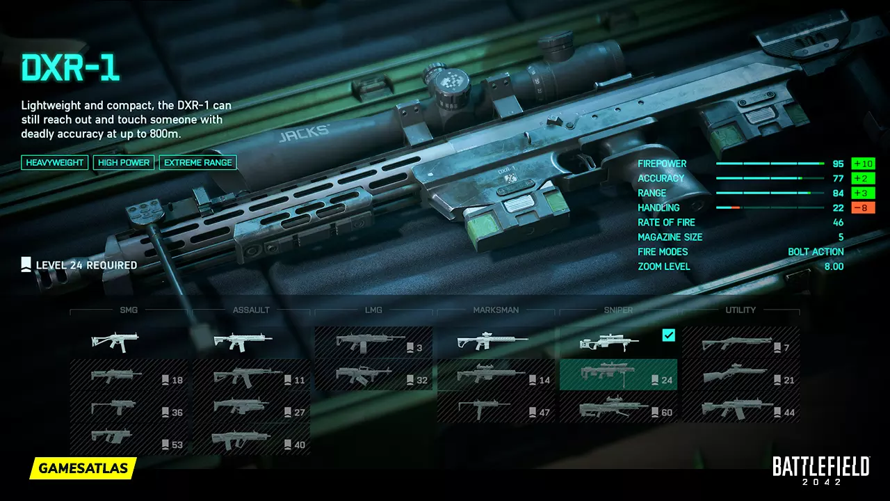 DXR-1 - Battlefield 2042 Weapons DXR-1 - Battlefield 2042 Weapons