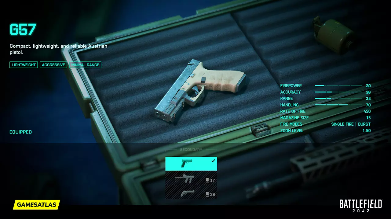 G57 - Battlefield 2042 Weapons G57 - Battlefield 2042 Weapons