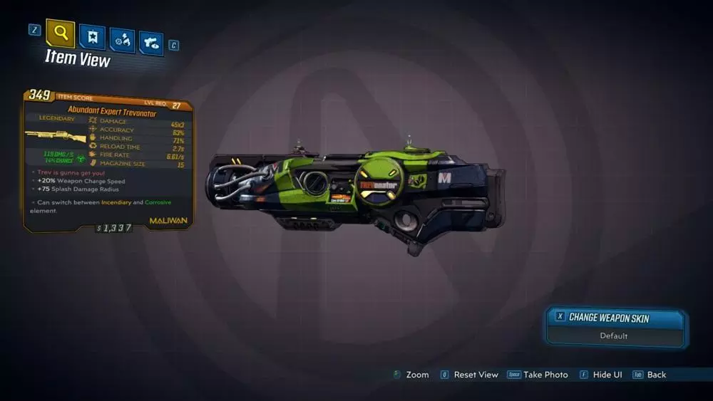 borderlands3 trevonator legendary shotgun