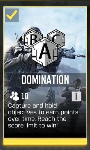 call of duty mobile domination