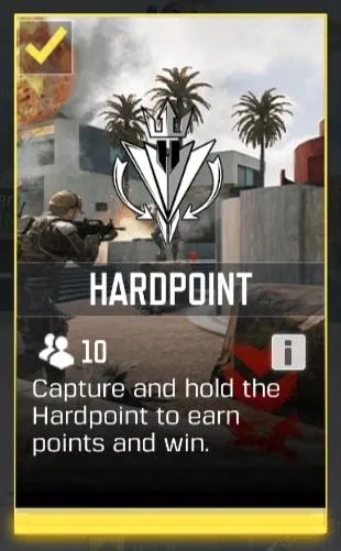 call of duty mobile hardpoint