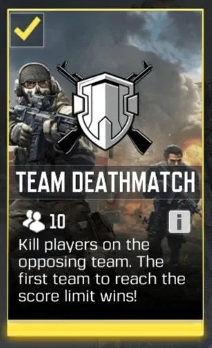 call of duty mobile team deathmatch