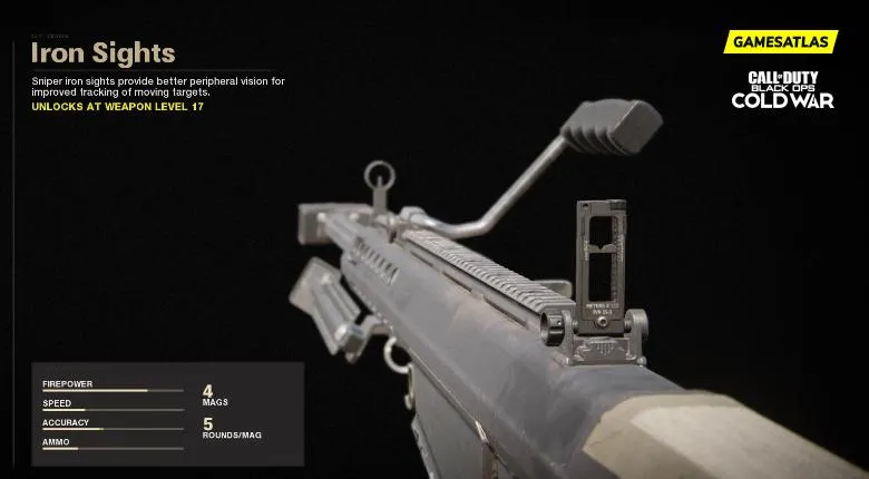 Iron Sights - Optic Attachments | COD Black Ops Cold War | Call of Duty