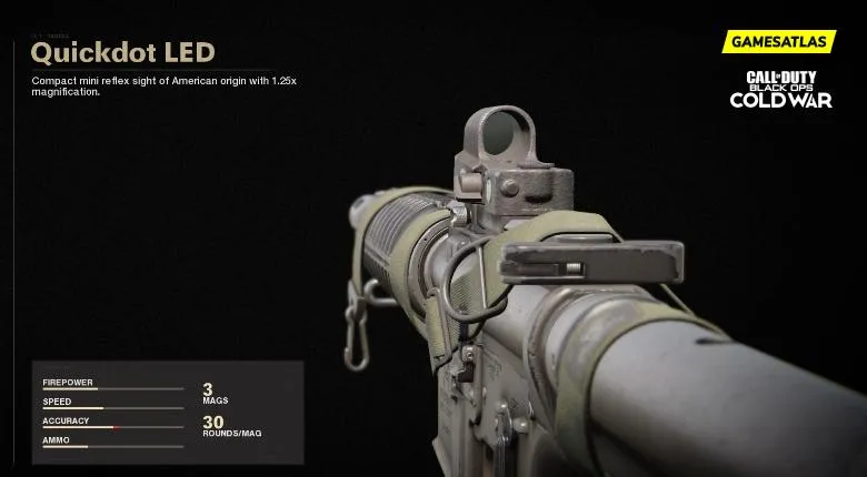 Quickdot LED - Optic Attachments | COD Black Ops Cold War | Call of Duty