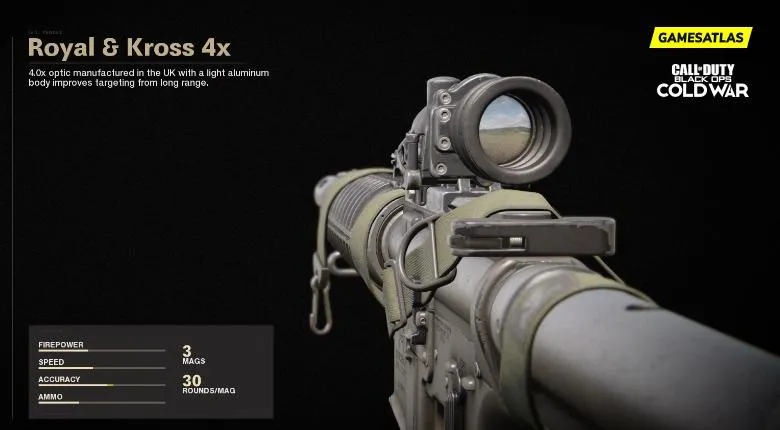 Royal & Kross 4X - Optic Attachments | COD Black Ops Cold War | Call of Duty