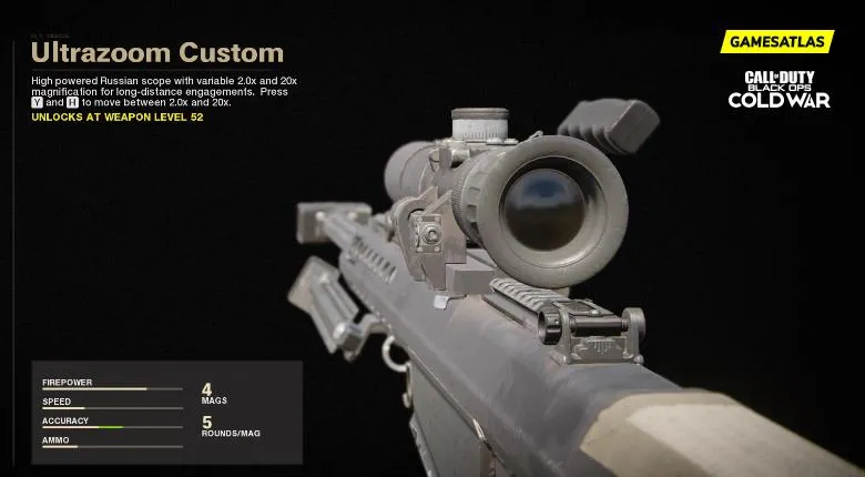 Ultrazoom Custom - Optic Attachments | COD Black Ops Cold War | Call of Duty