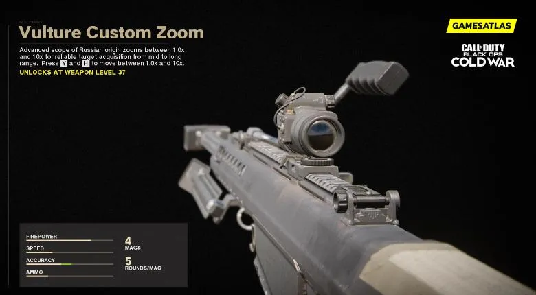 Vulture Custom Zoon - Optic Attachments | COD Black Ops Cold War | Call of Duty