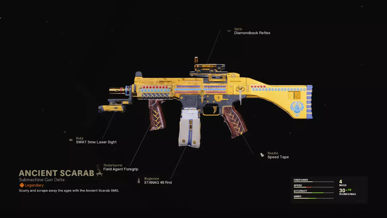 Ancient Scarab - COD Warzone and Black Ops Cold War Weapon Blueprint | Call of Duty Ancient Scarab - COD Warzone and Black Ops Cold War Weapon Blueprint | Call of Duty