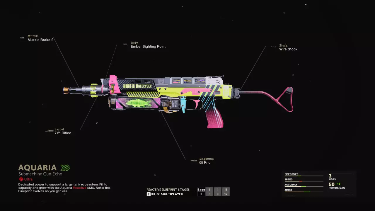 Aquaria - COD Warzone and Black Ops Cold War Weapon Blueprint | Call of Duty Aquaria - COD Warzone and Black Ops Cold War Weapon Blueprint | Call of Duty