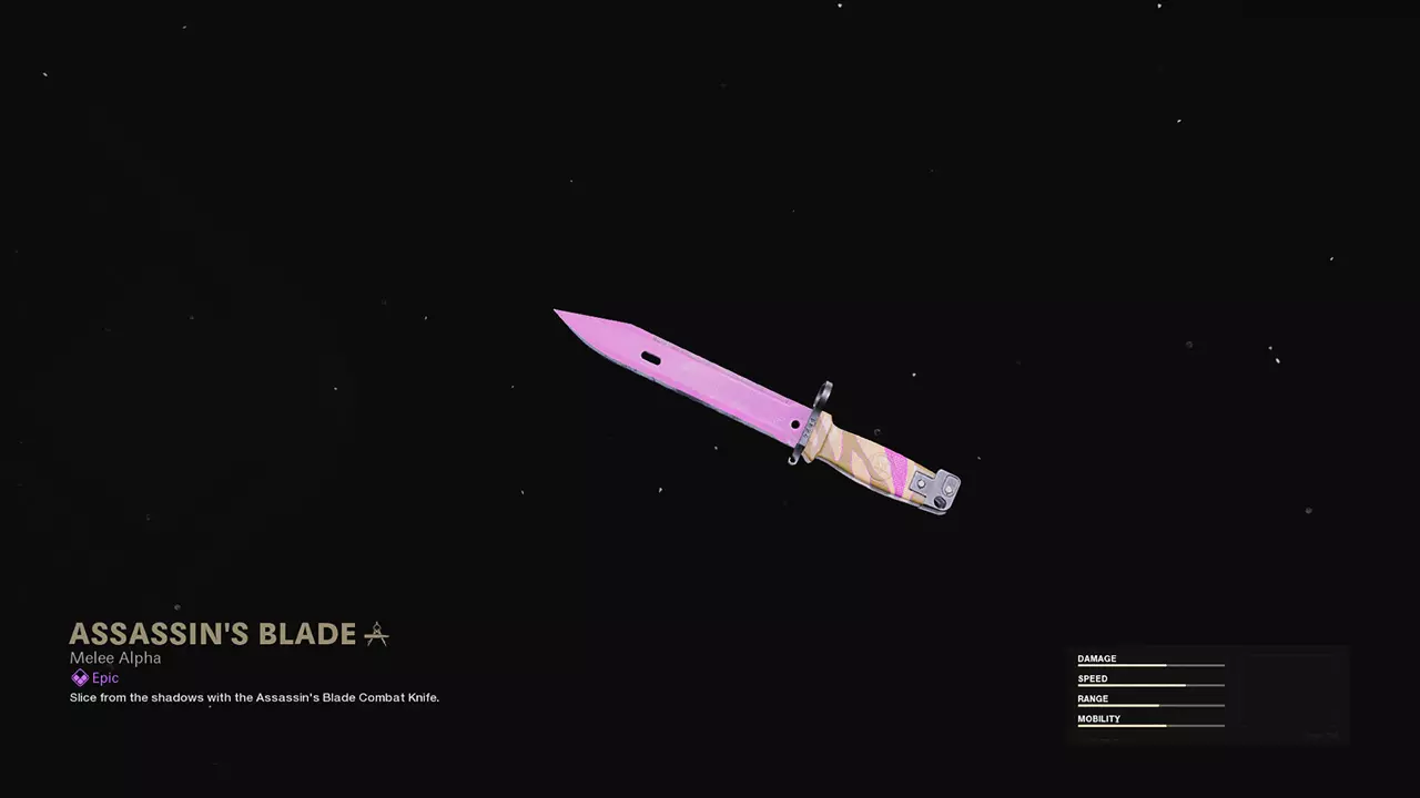 Assassins Blade - COD Warzone and Black Ops Cold War Weapon Blueprint | Call of Duty Assassins Blade - COD Warzone and Black Ops Cold War Weapon Blueprint | Call of Duty