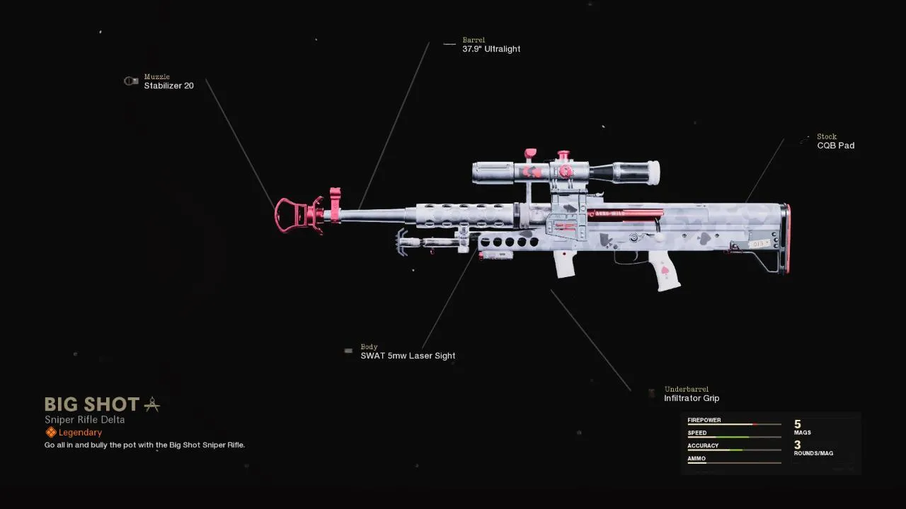 Big Shot - COD Warzone and Black Ops Cold War Weapon Blueprint | Call of Duty Big Shot - COD Warzone and Black Ops Cold War Weapon Blueprint | Call of Duty