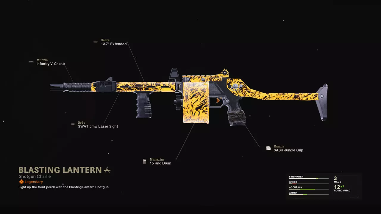 Blasting Lantern - COD Warzone and Black Ops Cold War Weapon Blueprint | Call of Duty