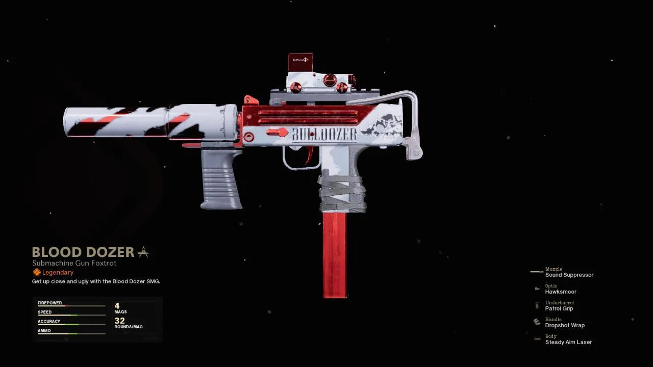Blood Dozer - COD Warzone and Black Ops Cold War Weapon Blueprint | Call of Duty