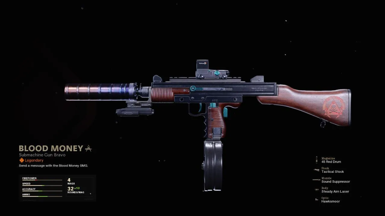 Blood Money - COD Warzone and Black Ops Cold War Weapon Blueprint | Call of Duty