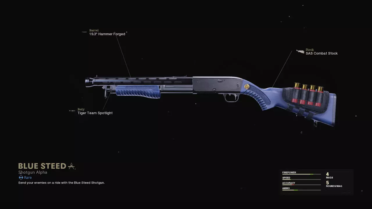 Blue Steed - COD Warzone and Black Ops Cold War Weapon Blueprint | Call of Duty Blue Steed - COD Warzone and Black Ops Cold War Weapon Blueprint | Call of Duty