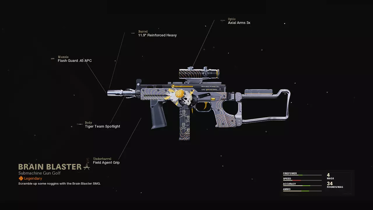 Brain Blaster - COD Warzone and Black Ops Cold War Weapon Blueprint | Call of Duty Brain Blaster - COD Warzone and Black Ops Cold War Weapon Blueprint | Call of Duty