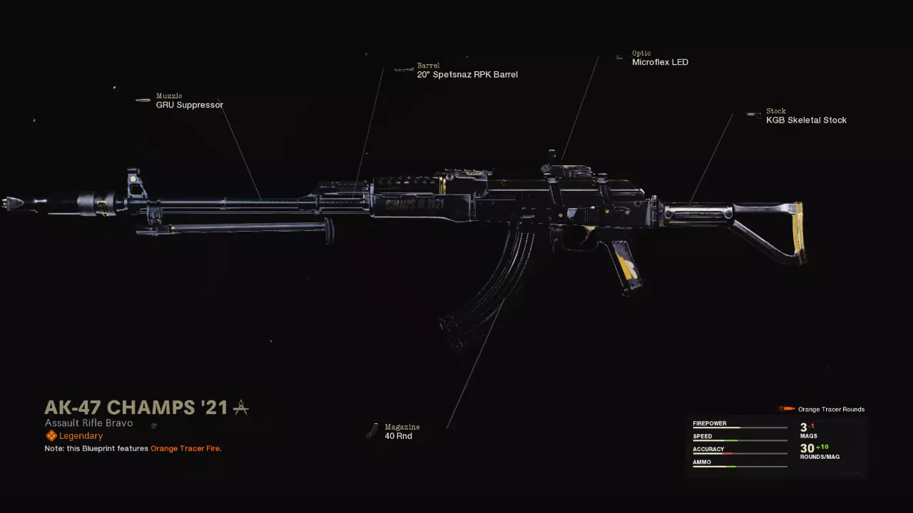 CDL Champs 2021 AK-47 - COD Warzone and Black Ops Cold War Weapon Blueprint | Call of Duty CDL Champs 2021 AK-47 - COD Warzone and Black Ops Cold War Weapon Blueprint | Call of Duty