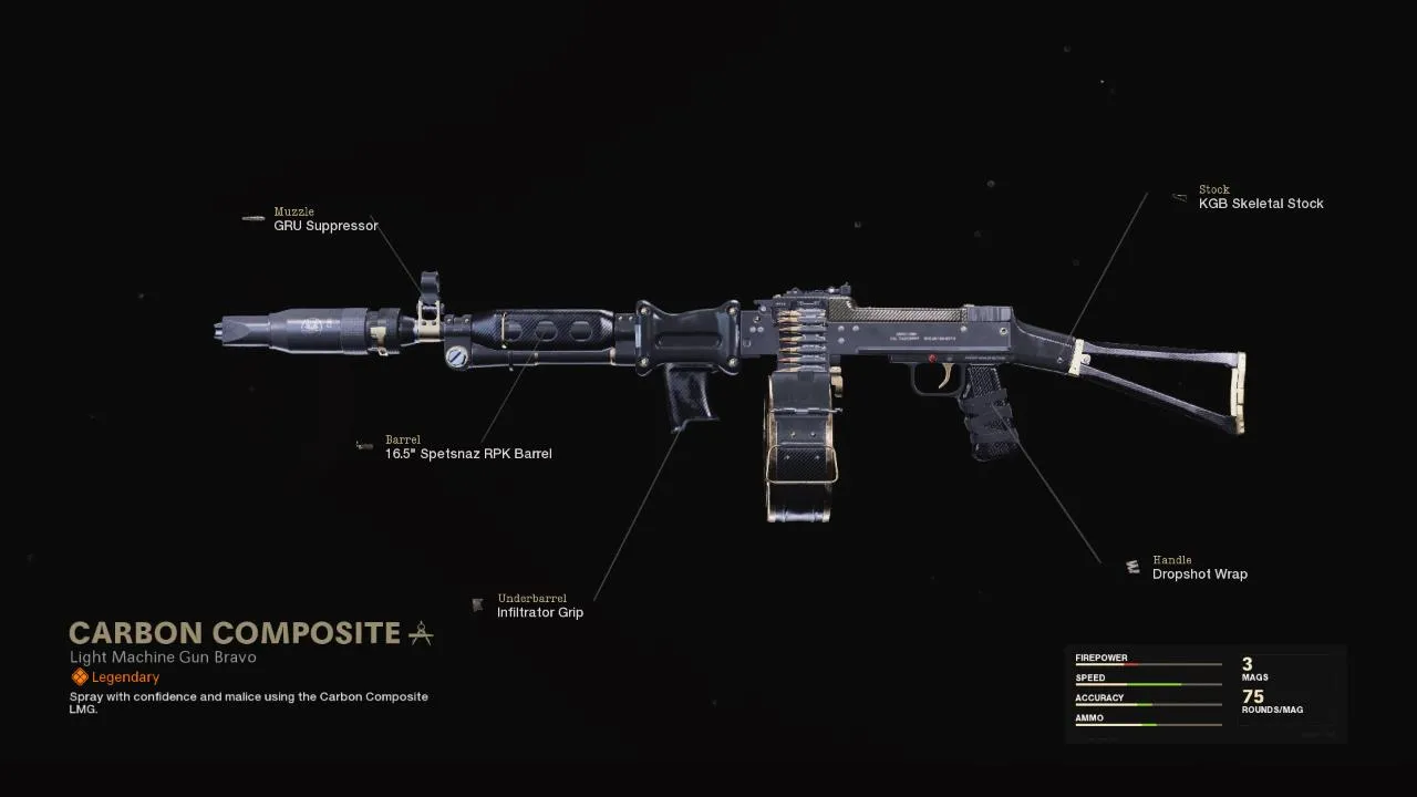 Carbon Composite - COD Warzone and Black Ops Cold War Weapon Blueprint | Call of Duty