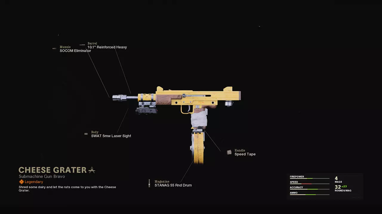 Cheese Grater - COD Warzone and Black Ops Cold War Weapon Blueprint | Call of Duty Cheese Grater - COD Warzone and Black Ops Cold War Weapon Blueprint | Call of Duty